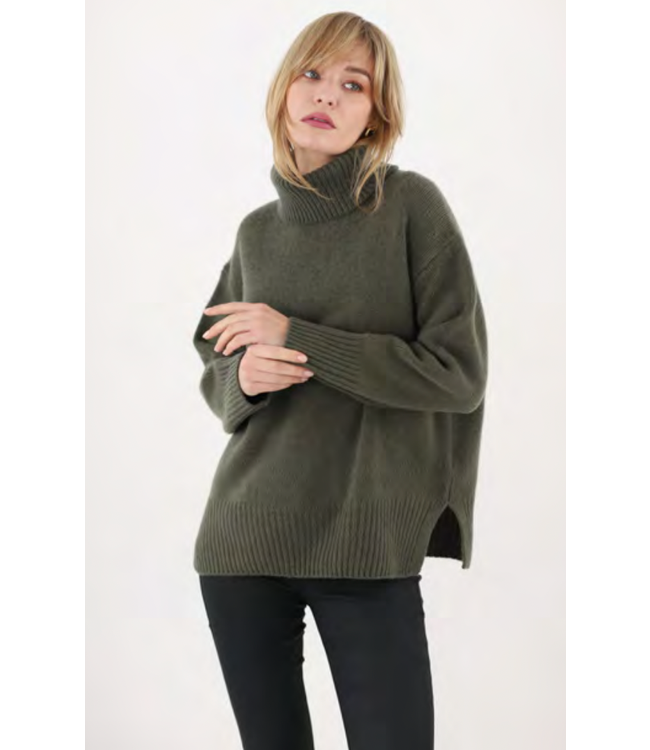 Cashmere Rolled Neck Sweater-choose from 2 colors