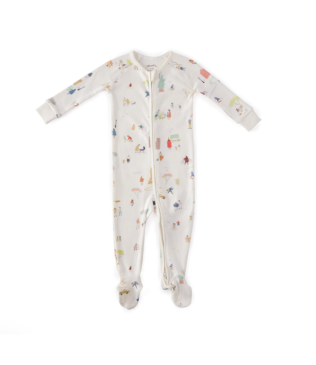 Pehr Ribbed Sleeper - Explore the World