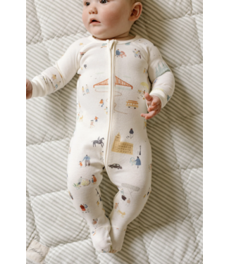 Ribbed Explore the World Sleeper