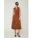 JS71 Mae Cognac Dress