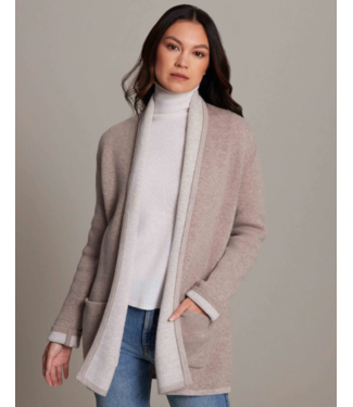 Reversible Merino Shawl Jacket