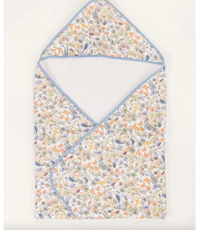 Organic Cotton Hooded Bath Towel-choose from 2 patterns