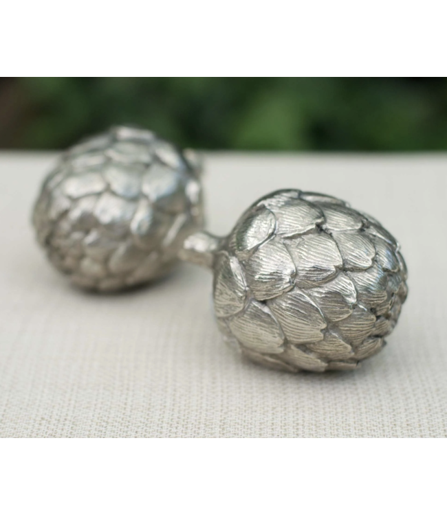 Pewter Artichoke Salt & Pepper Set