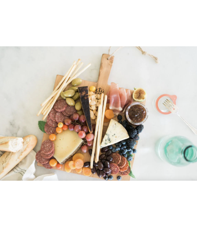 Small Square Pine Charcuterie Board