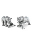 Pewter Fishing Bear Salt & Pepper Set