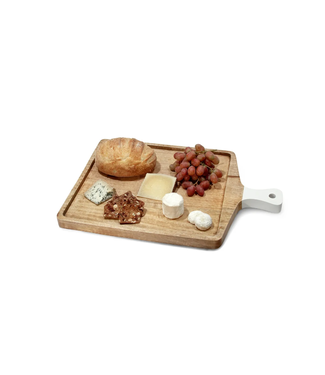 Acacia Rectangle Board w/ White Handle