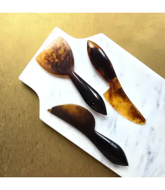 Gibb & Daan Resin Cheese Knives
