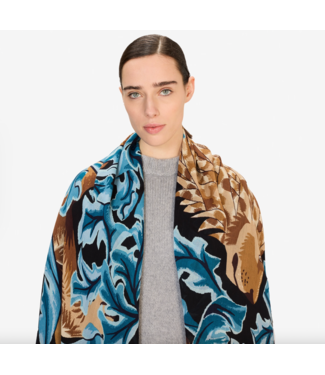 Inoui Editions Leonard Wool Blue Scarf