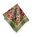 Jardin Hand Printed Cotton Napkins-s/6-red