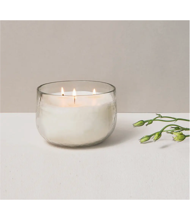 Pebbled Triple Wick Candle Bowl