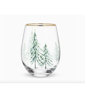 Abbott Stemless Holiday Wine Glass
