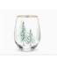 Abbott Stemless Holiday Wine Glass