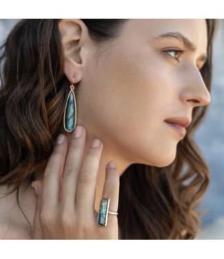 Mabel Chong Labradorite Teardop Earrings Mabel Chong Labradorite Teardop Earrings