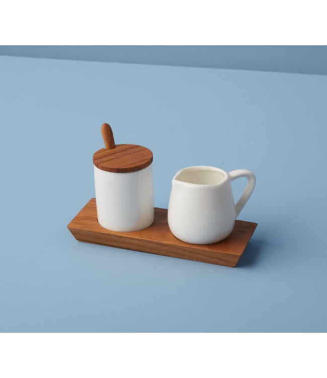 Amelia Cream & Sugar Set