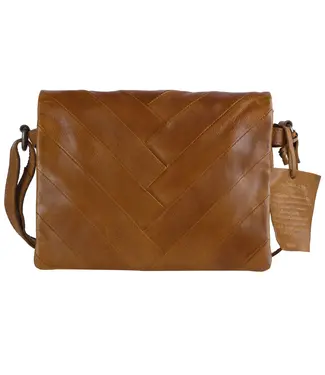 Luca Leather Crossbody Bag-Cognac