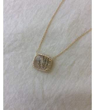 One of a Kind Dendritic Quartz Necklace One of a Kind Dendritic Quartz Necklace