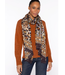 Leopard Cashmere/Silk Print Scarf