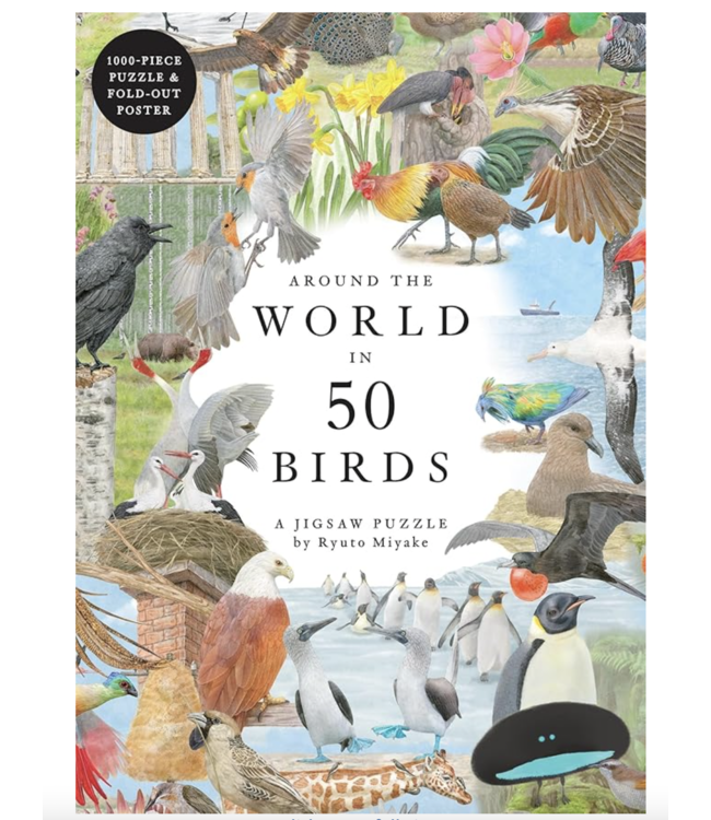 Around the World 50 Birds Puzzle-1000pcs