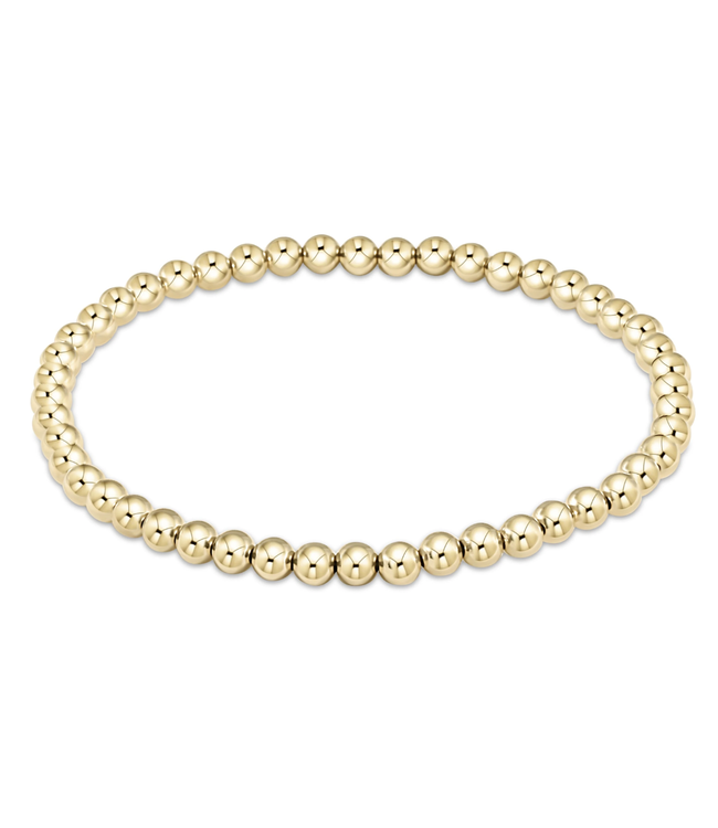 Marissa Classic Gold Filled Bead Bracelet- 4mm