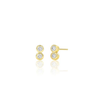 Diamond Duo Stud Earrings