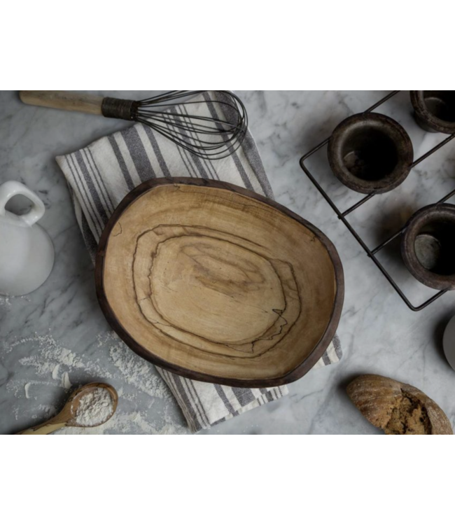 Peterman Spalted Maple Oval 18" Bowl