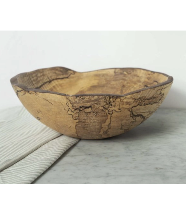 Spalted Maple Oval  Bowl-available in 2 sizes