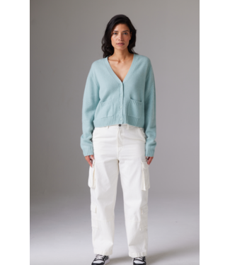Crush Cashmere Alamo Cashmere/ Wool Cardigan Sweater