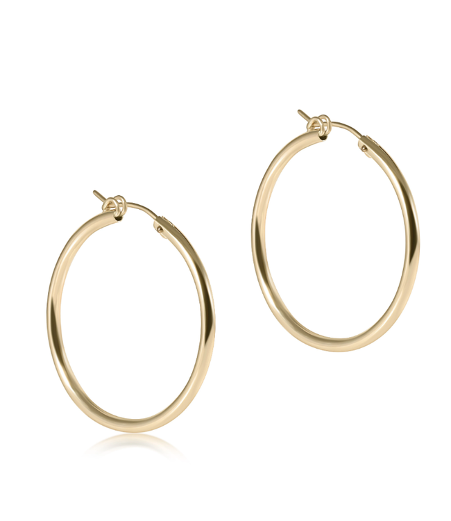 Round Gold Filled 2" Smooth Hoop