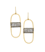 Oval Abacus Deco Earrings