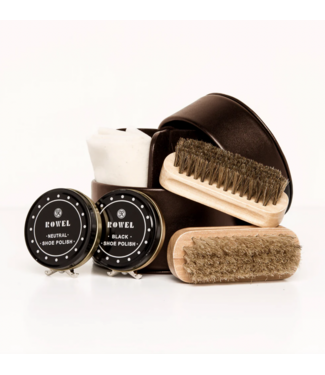 Brouk & Co. On the Go Shoe Shine Kit-Brown