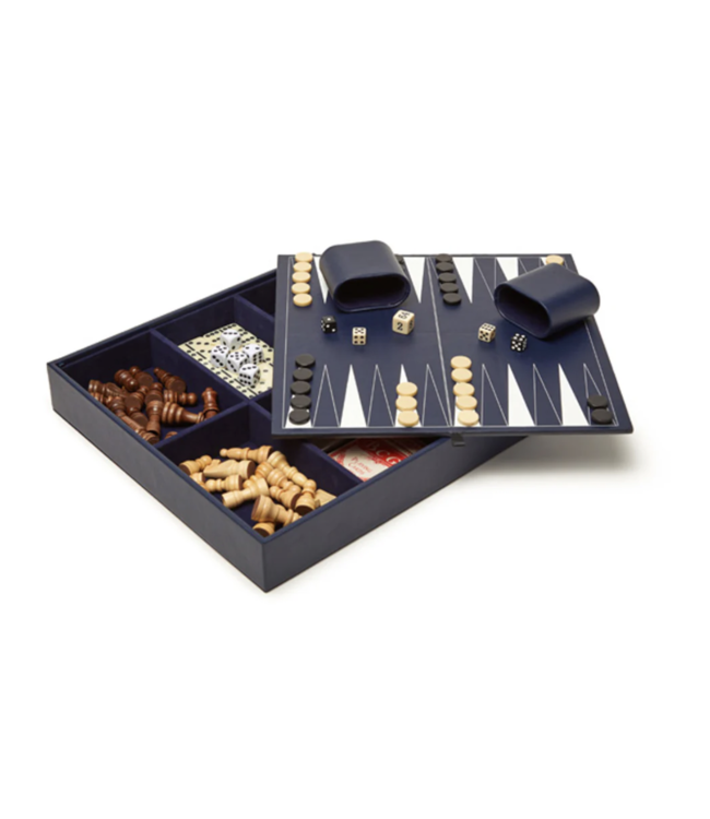 Fallon 4 in 1 Games Set-Navy