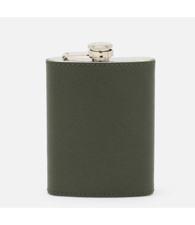 Warren Stainless/Leather Flask-available in 2 colors