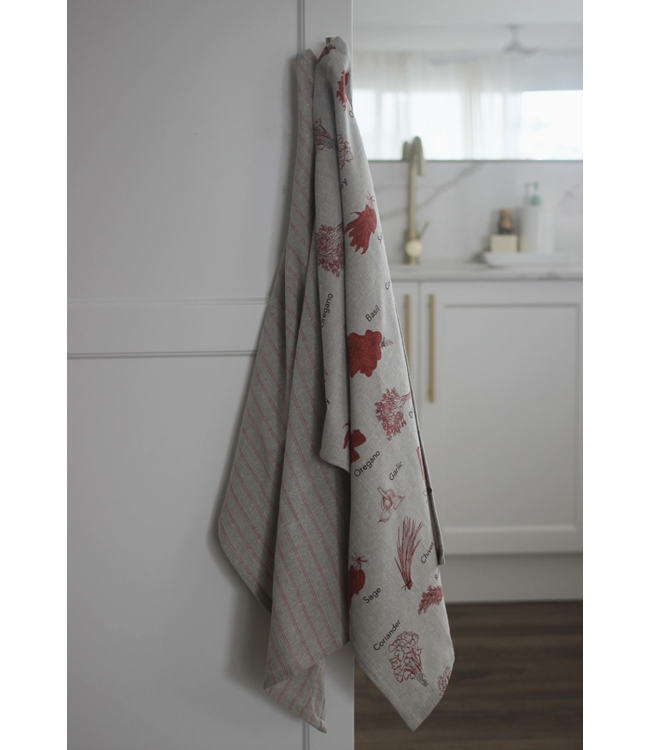 Cotton printed Tea Towels-available in 2 patterns