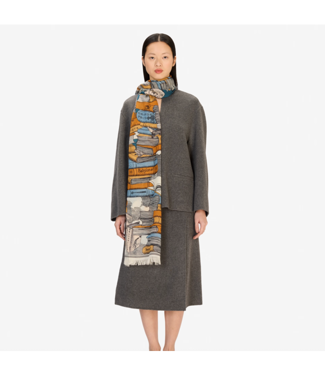 Navy/Marine Wool Scarf