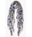 Silk/Cashmere French Floral Scarf