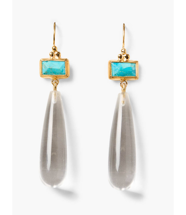 Clear Quartz Earrings