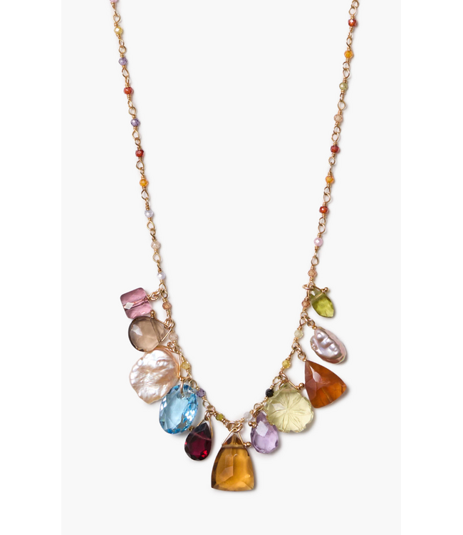 Multi Stone Necklace