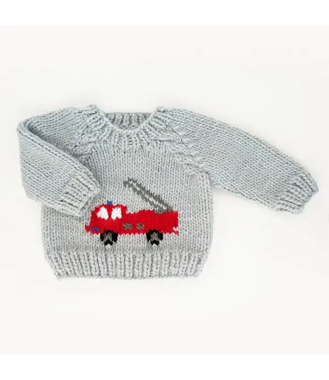 Fire Engine Crew Sweater