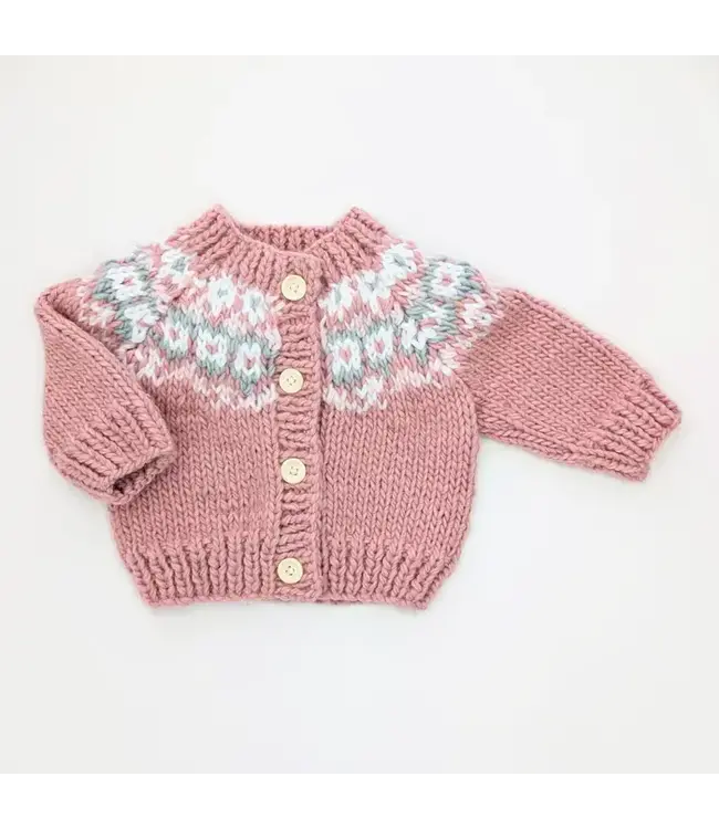 Fairisle Rosy Cardigan
