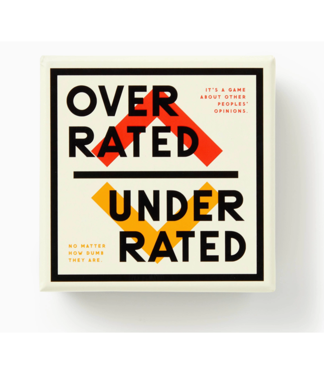 Overrated/Underrated Game