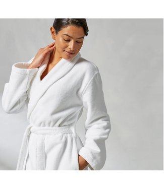 Kassatex Turkish Cotton White Robe-S/M