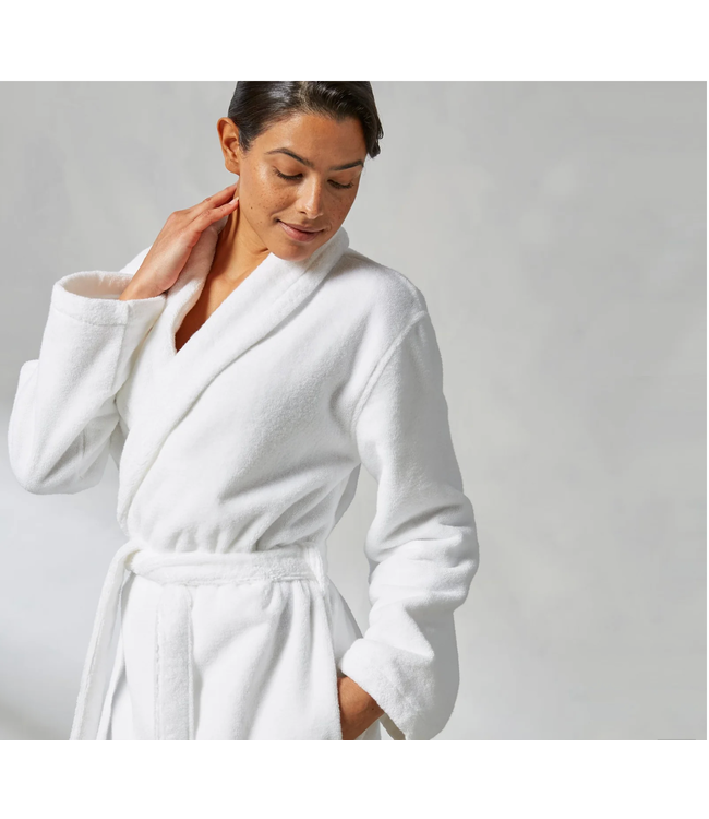 Turkish Cotton White Robe-S/M