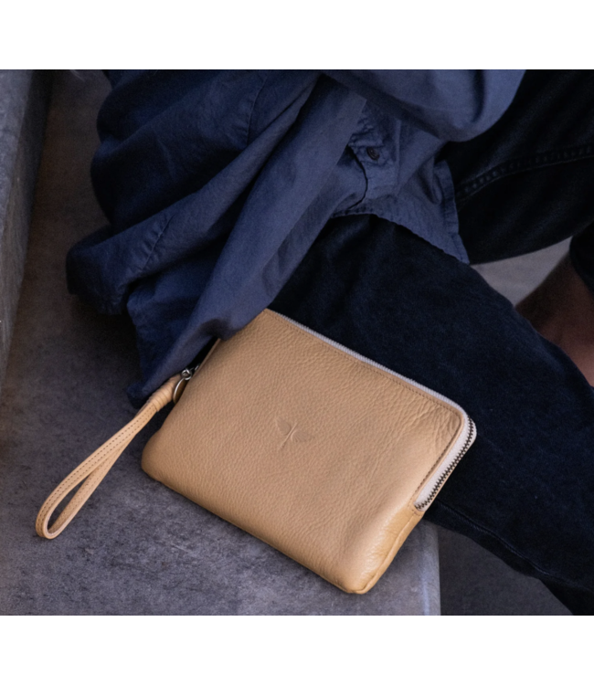 Leather Pouch Wallet-available in 2 colors