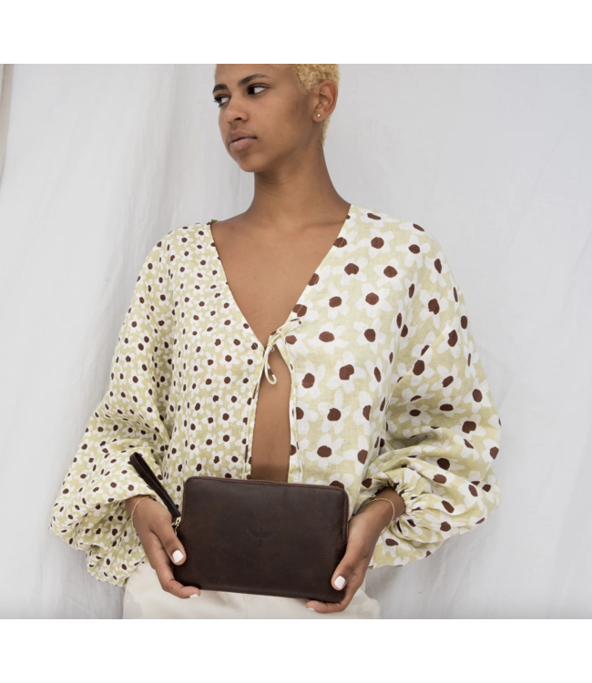 Leather Pouch Wallet-available in 4 colors