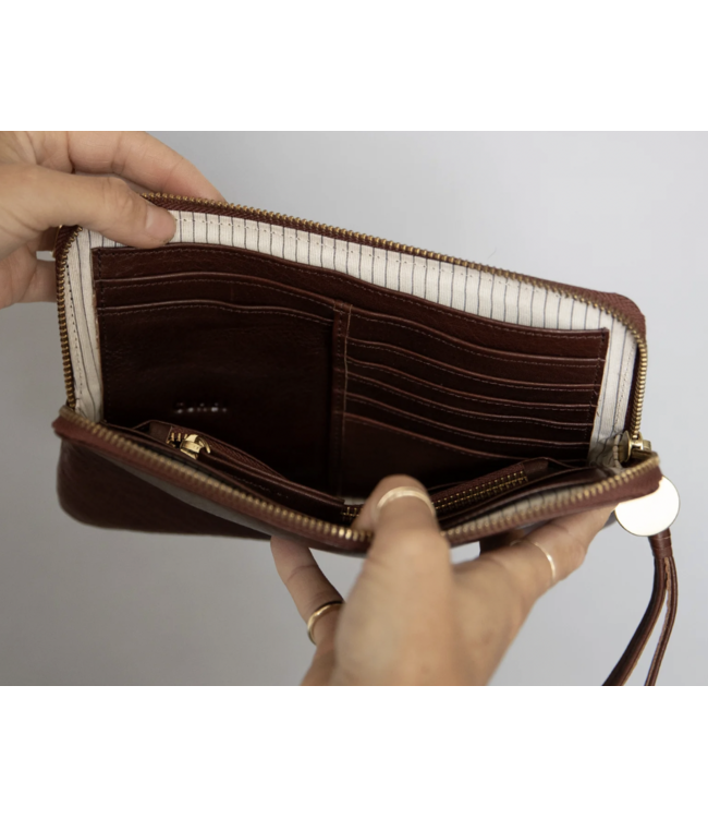 Leather Pouch Wallet-available in 2 colors