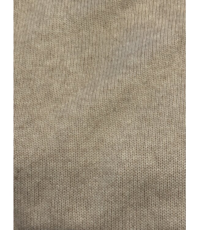 Pomelo Cashmere Chunky V-Neck Sweater-available in beige