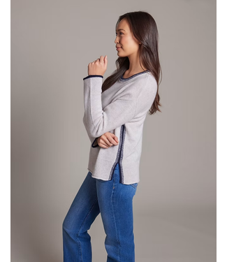 Kennedy Plaited Cashmere Crew