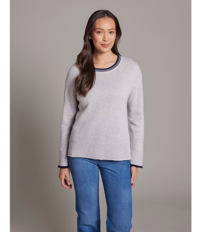 Kennedy Plaited Cashmere Crew