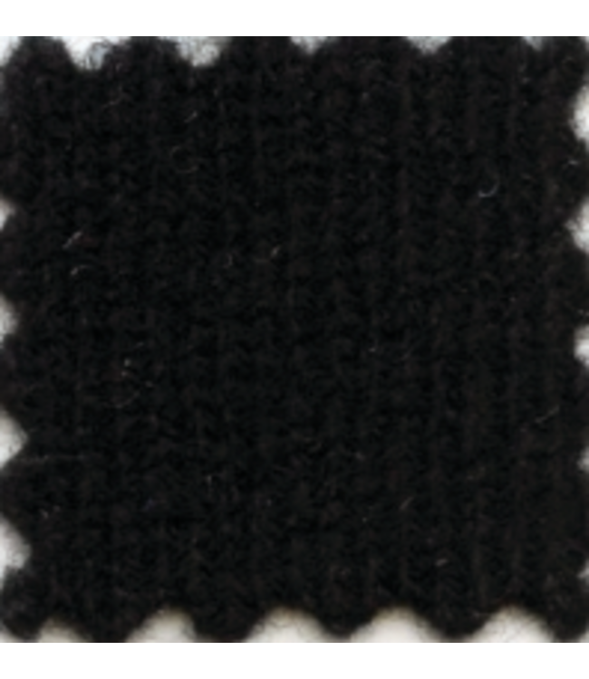 Half Zip Merino Poncho-Black