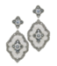 Miguel Ases Crystal Miyuki Beaded Earrings